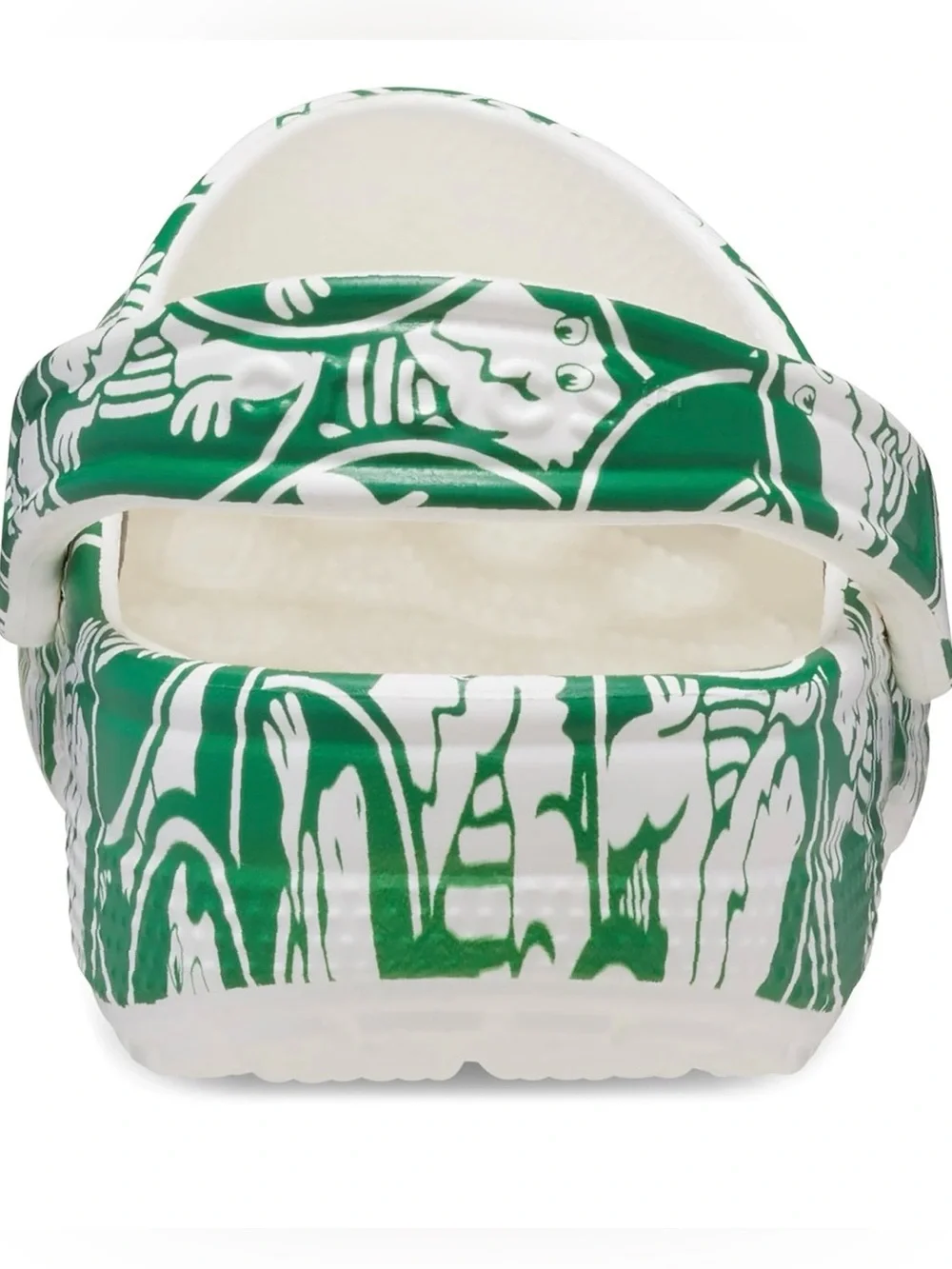 Crocs Unisex-Child Classic Graphic Clog - Green Ivy - Size 7 Toddler